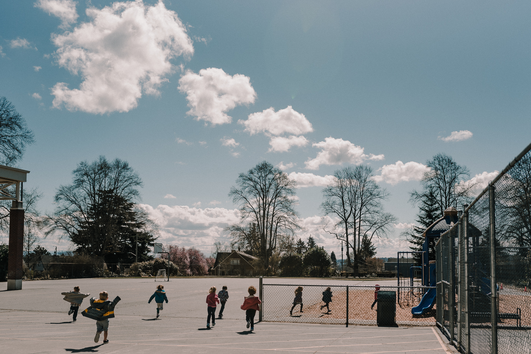 University-Ravenna Cooperative Preschool : Outdoor playground at Bryant Elementary School